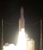 Ariane 5 launch of Skynet 5B and Star Once C1 (ESA/CNES/Arianespace)
