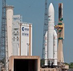 Ariane 5 before Arabsat 5C/SES-2 launch (Arianespace)