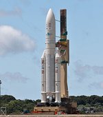 Ariane 5 prior to Astra 1N/BSAT-3c launch (Arianespace)