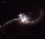 Hubble image of Arp 243 (NASA, ESA, A. Evans)