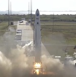 Astra Rocket 3.3 launch of LV0008, Feb 2022 (Astra Space/NASASpaceflight)