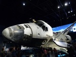 Atlantis in KSC Visitor Center (J. Foust)