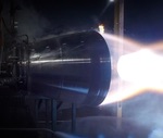 BE-4 engine test (Blue Origin)