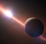 Beta Pictoris b illustration (ESO)