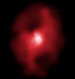 Black hole eruption (NASA/CXC)