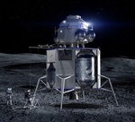 Blue Moon lunar lander illustration (Blue Origin)