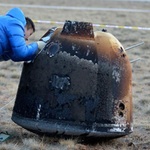 Xiaofei (Change-5T1) spacecraft after landing (Xinhua)