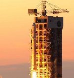 Long March 2D launch of Shiyan 4 (Xinhua)