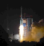 Long March 3B launch of TJS-17 (Xinhua)