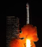 Long March 3C launch of TianLian 1-02 (Xinhua)