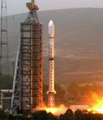 Long March 4C launch of Fengyun-3A (Xinhua)
