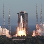 Long March 5B first launch (Xinhua)