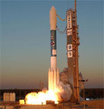 Delta 2 launch of THEMIS (NASA/KSC)
