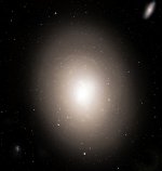 Elliptical galaxy illustration