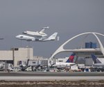Endeavour and 747 land at LAX (NASA)