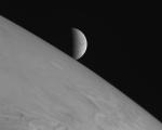 Europa rising above Jupiter (NASA/JHUAPL)