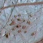 Europa freckles seen by Galileo (NASA/JPL)