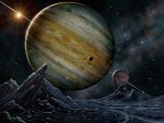 Extrasolar planet illustration (David Hardy)