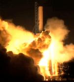 Falcon 9 engine test in Nov 2008 (SpaceX)