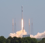 Falcon 9 launch of Euclid (J. Foust)