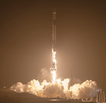 Falcon 9 launch of Starlink satellites, 2023 Dec 8 (SpaceX)