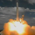 Falcon 9 launch on first mission (SpaceX)