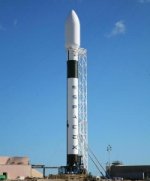 Falcon 9 on the pad (SpaceX)