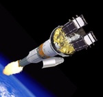 Soyuz launch of Galileo satellites illus. (ESA)