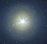Quasar illustration (Gemini Obs./Jon Lomberg)