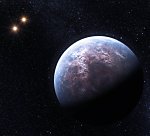Gliese 667 exoplanet illustration (ESO)