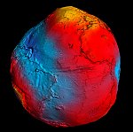 GOCE geoid image (ESA)