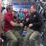 Hadfield change of command ceremony (NASA)