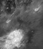Hubble image of lunar surface (STScI)