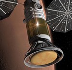 Inspiration Mars vehicle stack at Mars (Inspiration Mars Found.)