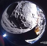 IM-1 image during descent (Intuitive Machines)