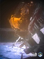 IM-1 after lunar landing (Intuitive Machines)