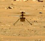 Ingenuity Mars helicopter second flight (NASA/JPL-Caltech/ASU/MSSS)