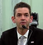 Jared Isaacman at April 2025 confirmation hearing (NASA)