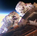ISS EVA on 2015 February 21 (NASA)