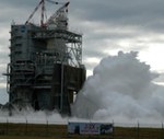 J-2X engine test (NASA)