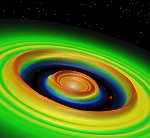 KH 15D computer illustration of disk (G. Bryden)