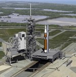 Launch Complex 39A commercial use illus. (NASA/KSC)