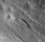 LRO image of lunar graben (NASA)
