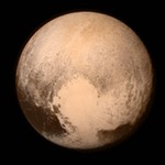 Pluto seen by New Horizons, 2015 July 14 (NASA/JHUAPL/SwRI)