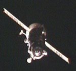 Progress M-09M arriving at ISS (NASA)