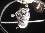 Progress M-13M docking with ISS (NASA)
