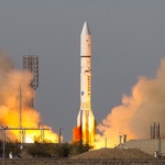 Proton launch of Eutelsat 5 West B and MEV-1 (Roscosmos)
