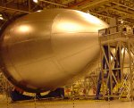 Shuttle external tank under construction (J. Foust)