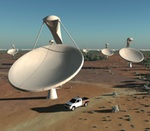 Square Kilometer Telescope illustration (SKA)