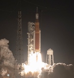 SLS launch of Artemis 1, Nov 2022 (NASA/Bill Ingalls)